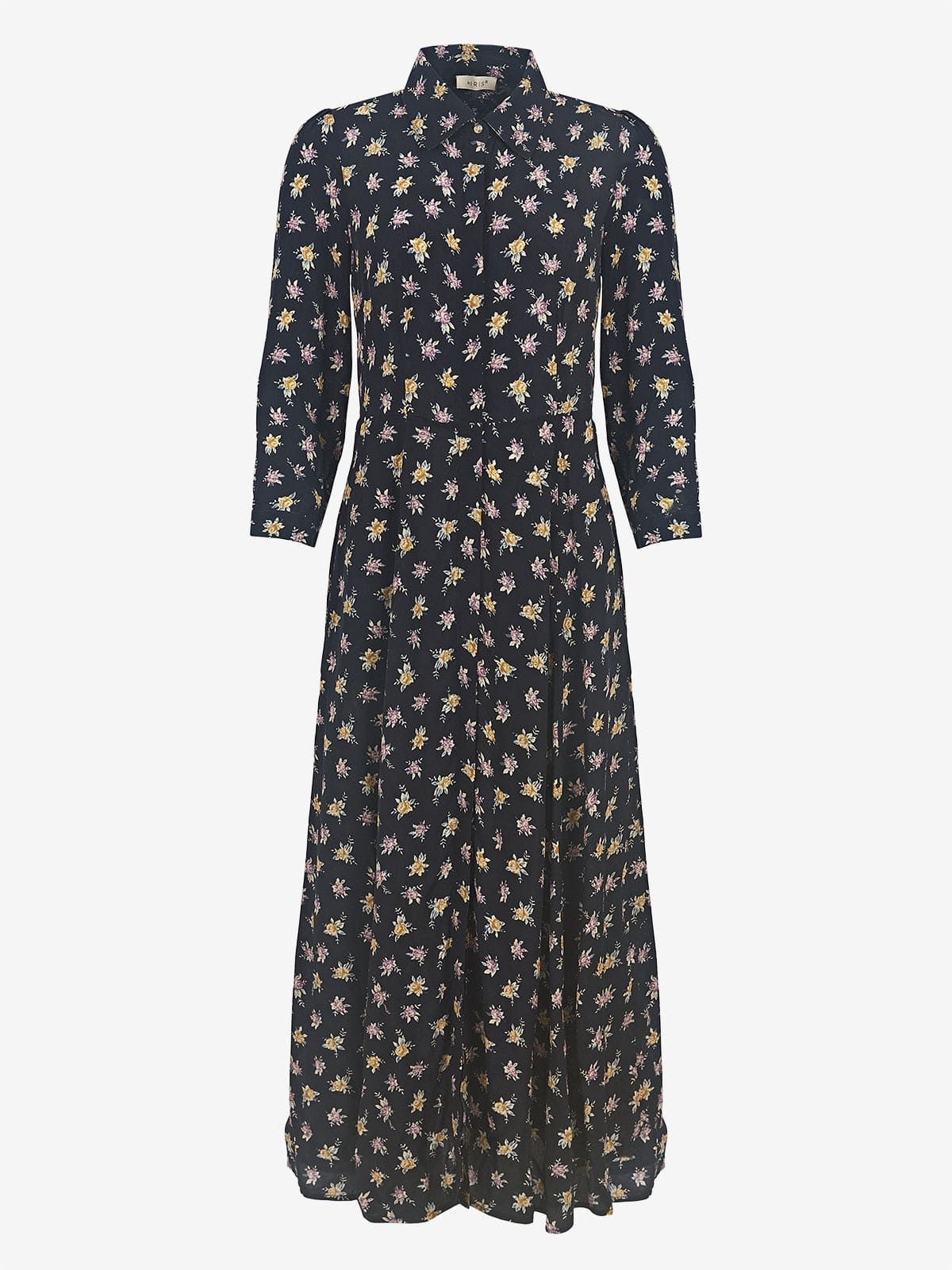 Seren Rose-Print Crepe Maxi Dress sold by iris