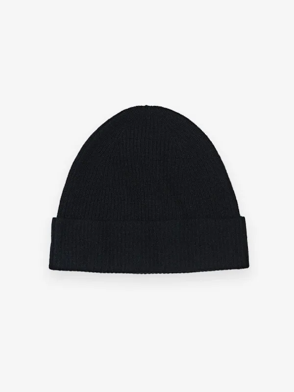 Beth Cashmere Beanie- Black sold by iris