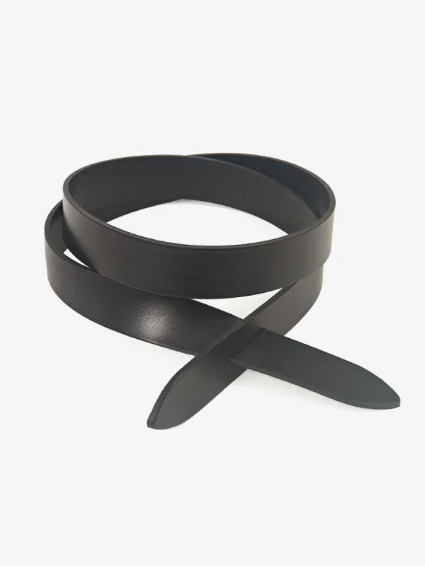Lecce Tie Leather Belt made by iris
