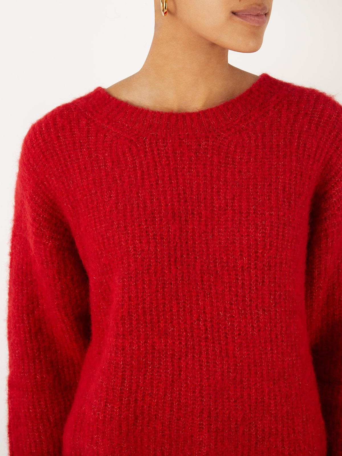 East Loose Knit Jumper- Red sold by iris product image thumbnail 4