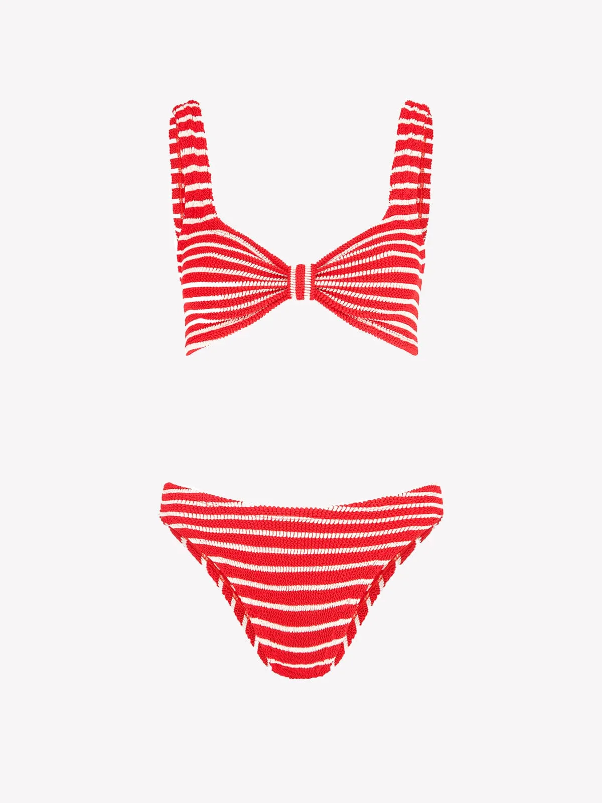 Bonnie Stripe Bikini - Red sold by iris