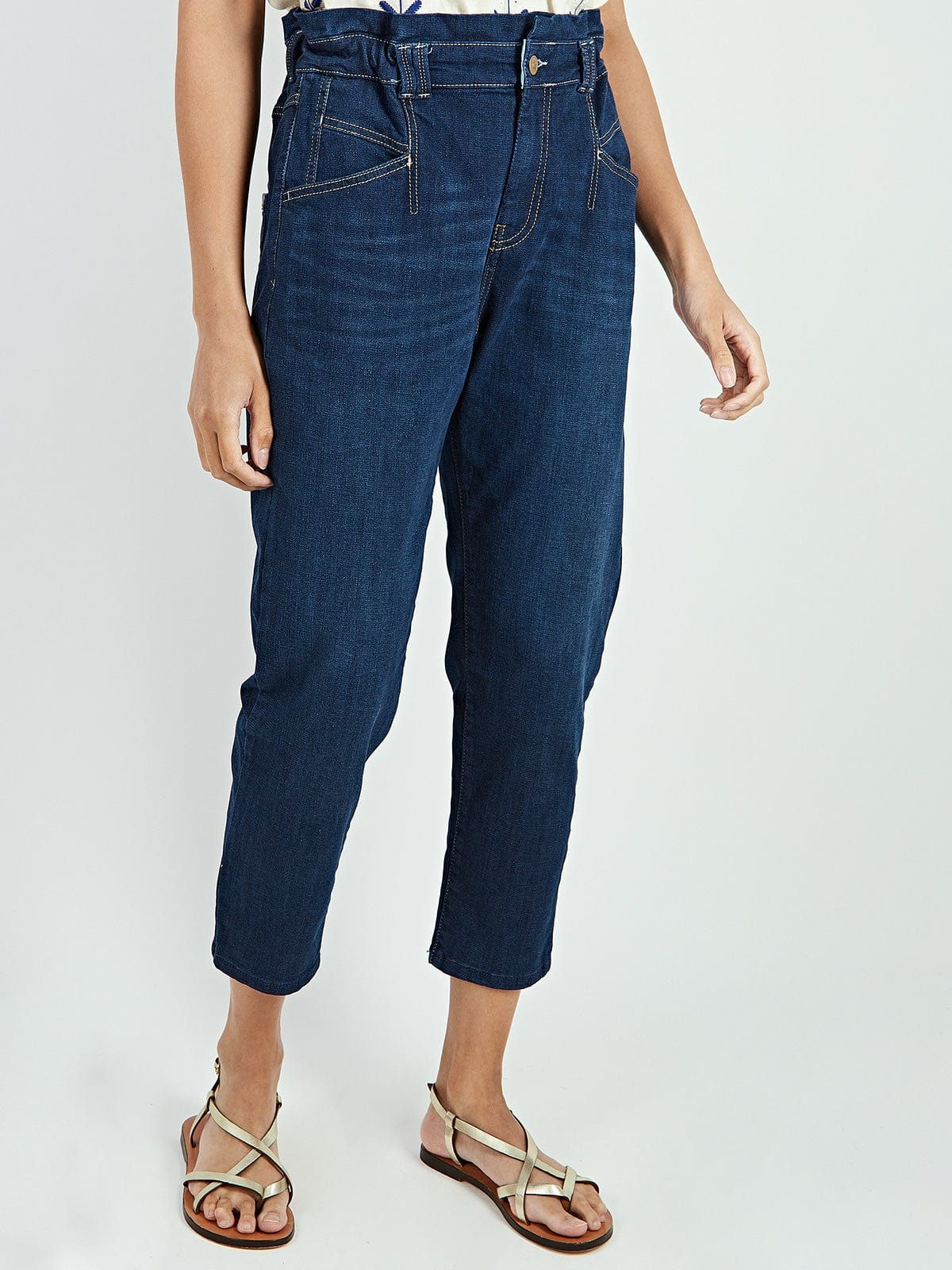 Paige Baggy Paper-Bag Cropped Jean sold by iris product image thumbnail 2