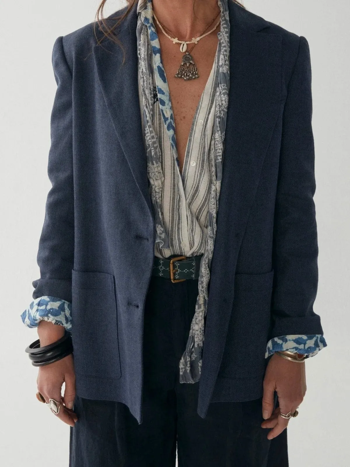 Emilia Jacket - Navy sold by iris product image thumbnail 3