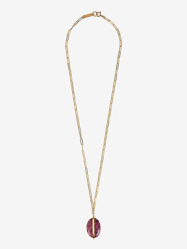 Shell Necklace- Fuscia made by iris