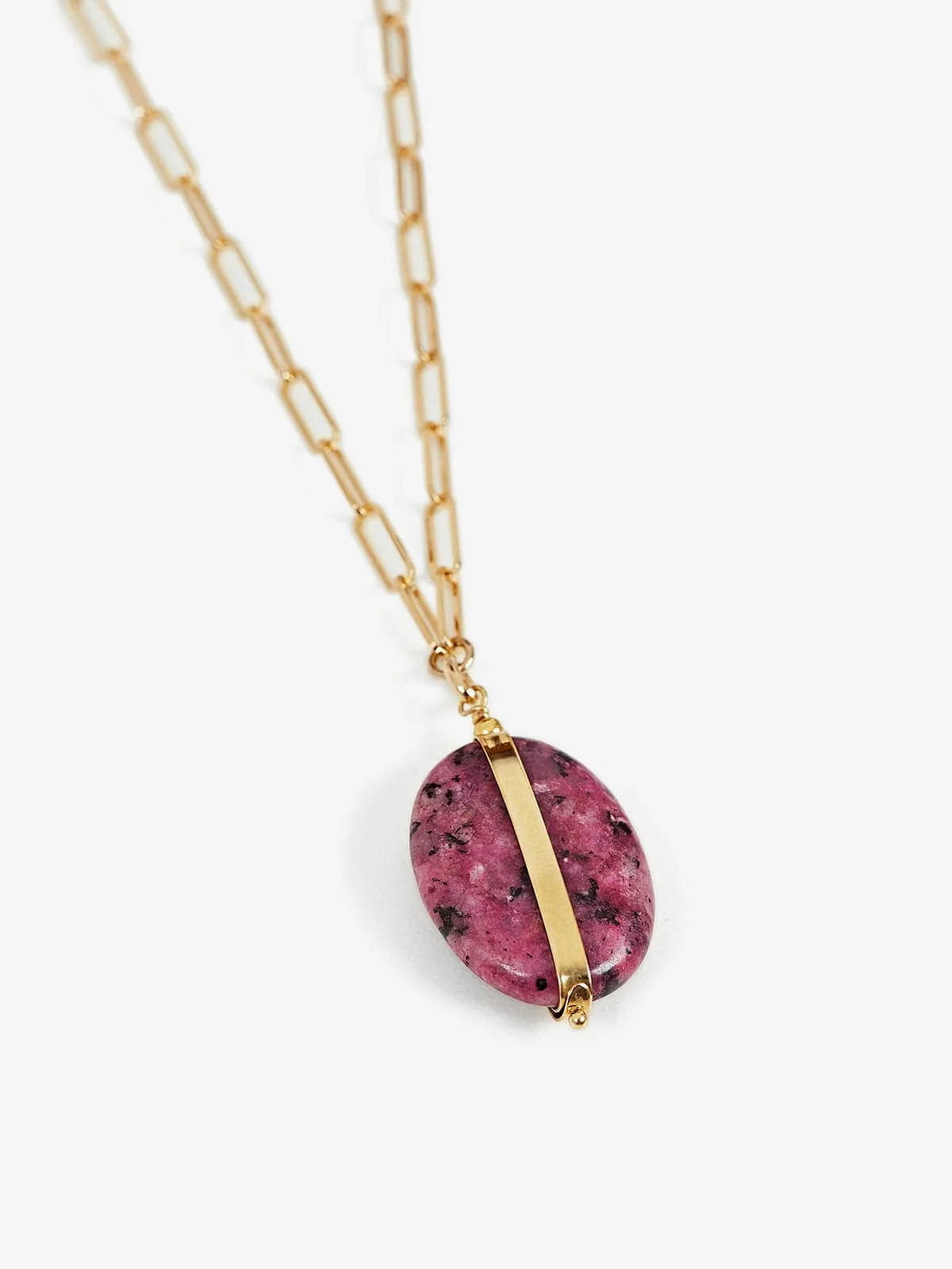 Shell Necklace- Fuscia sold by iris product image thumbnail 2