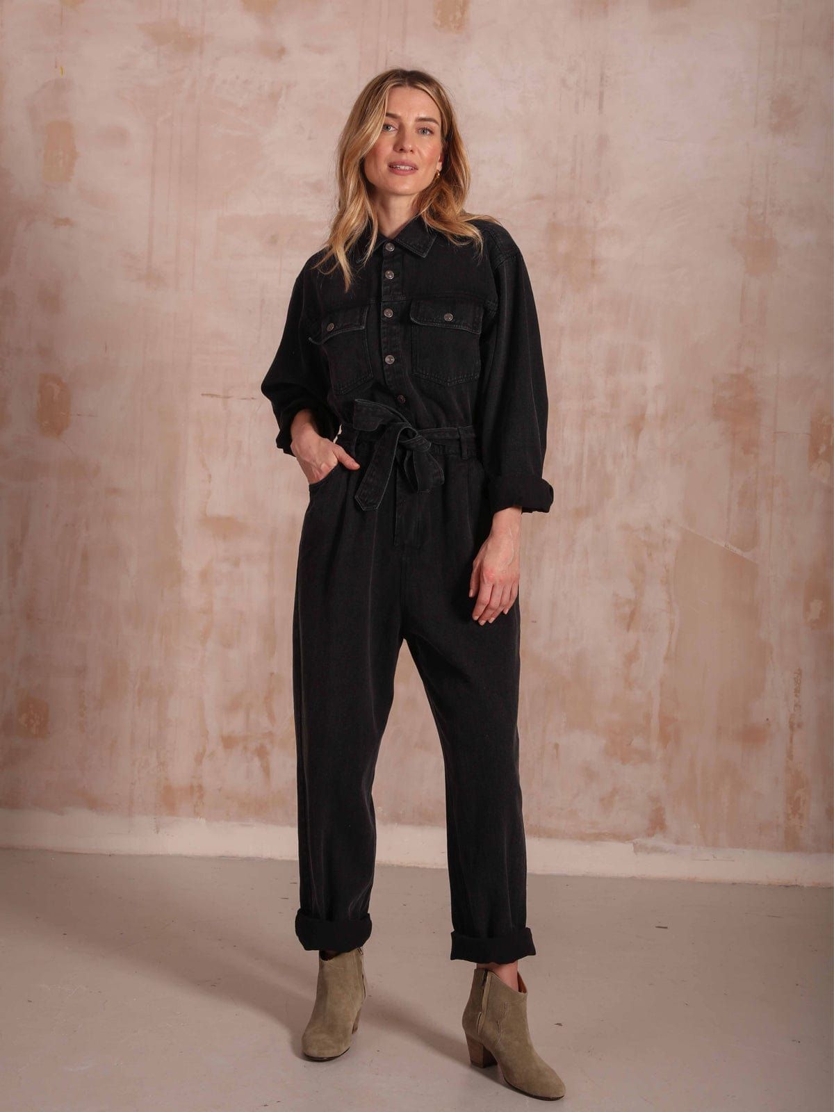Colby Utility Jumpsuit sold by iris
