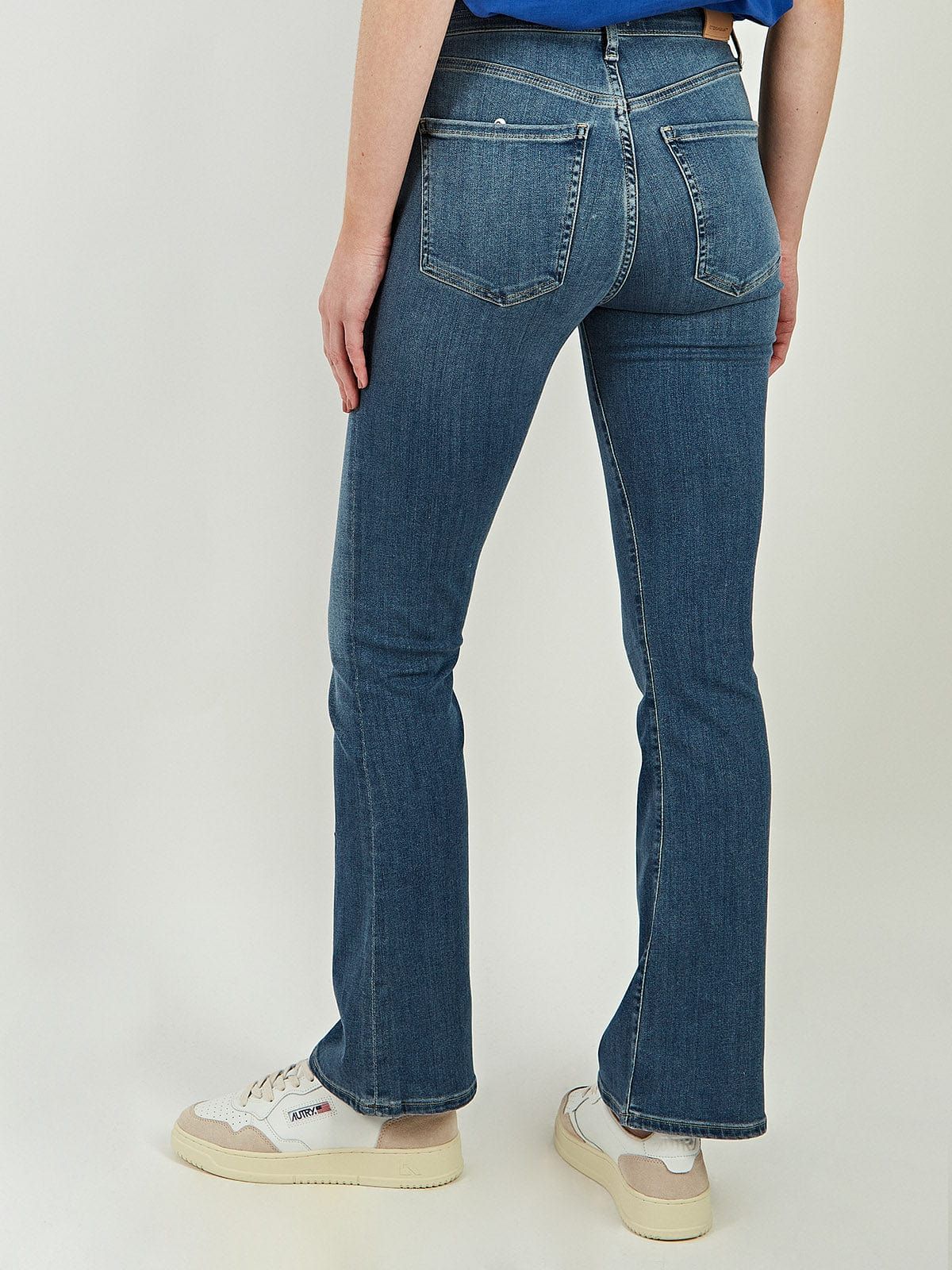 Lilah High-Rise Boot-Cut Denim Jeans sold by iris product image thumbnail 3