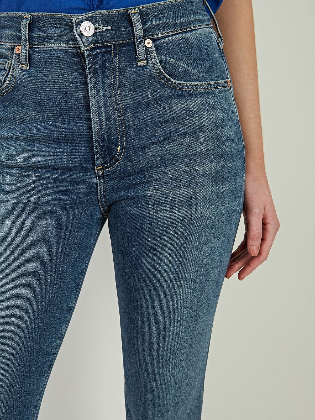 Lilah High-Rise Boot-Cut Denim Jeans sold by iris product image thumbnail 4