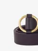 Tisao Leather Belt – Black sold by iris