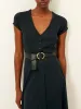 Tisao Leather Belt – Black sold by iris