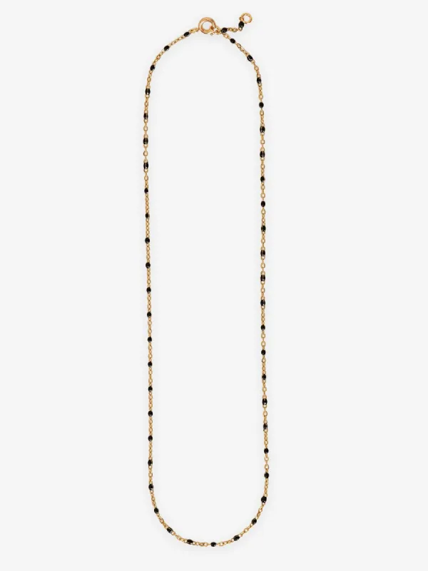 Alba Black Bead Necklace sold by iris