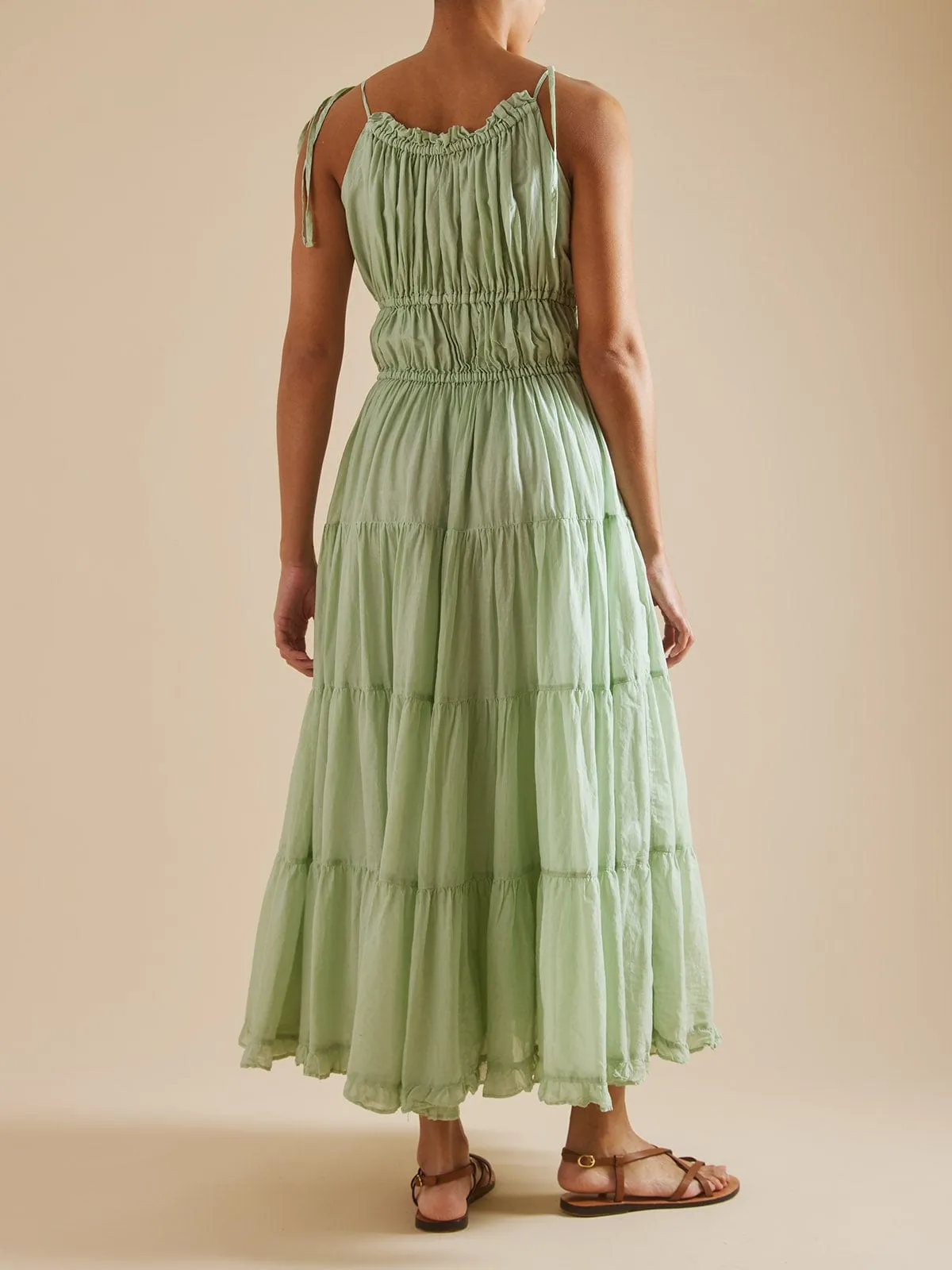 Valeria Long Dress – Mint sold by iris product image thumbnail 4