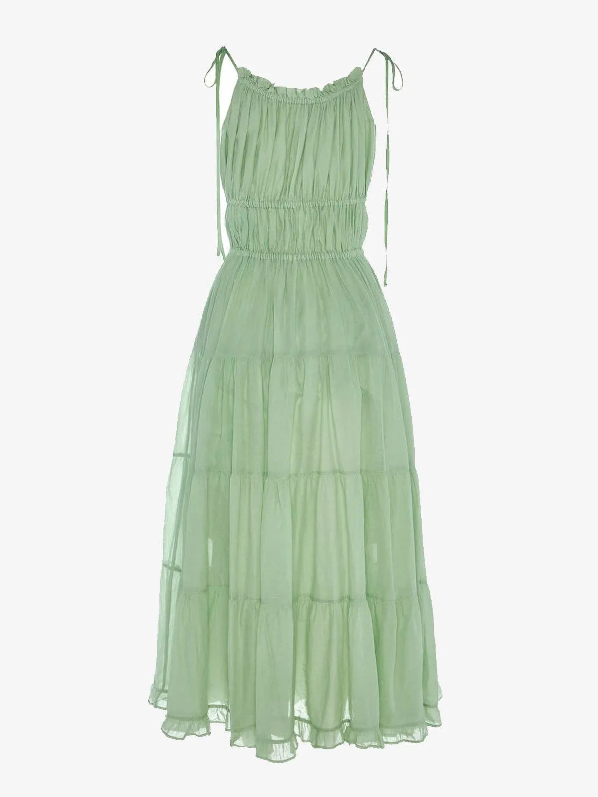 Valeria Long Dress – Mint sold by iris