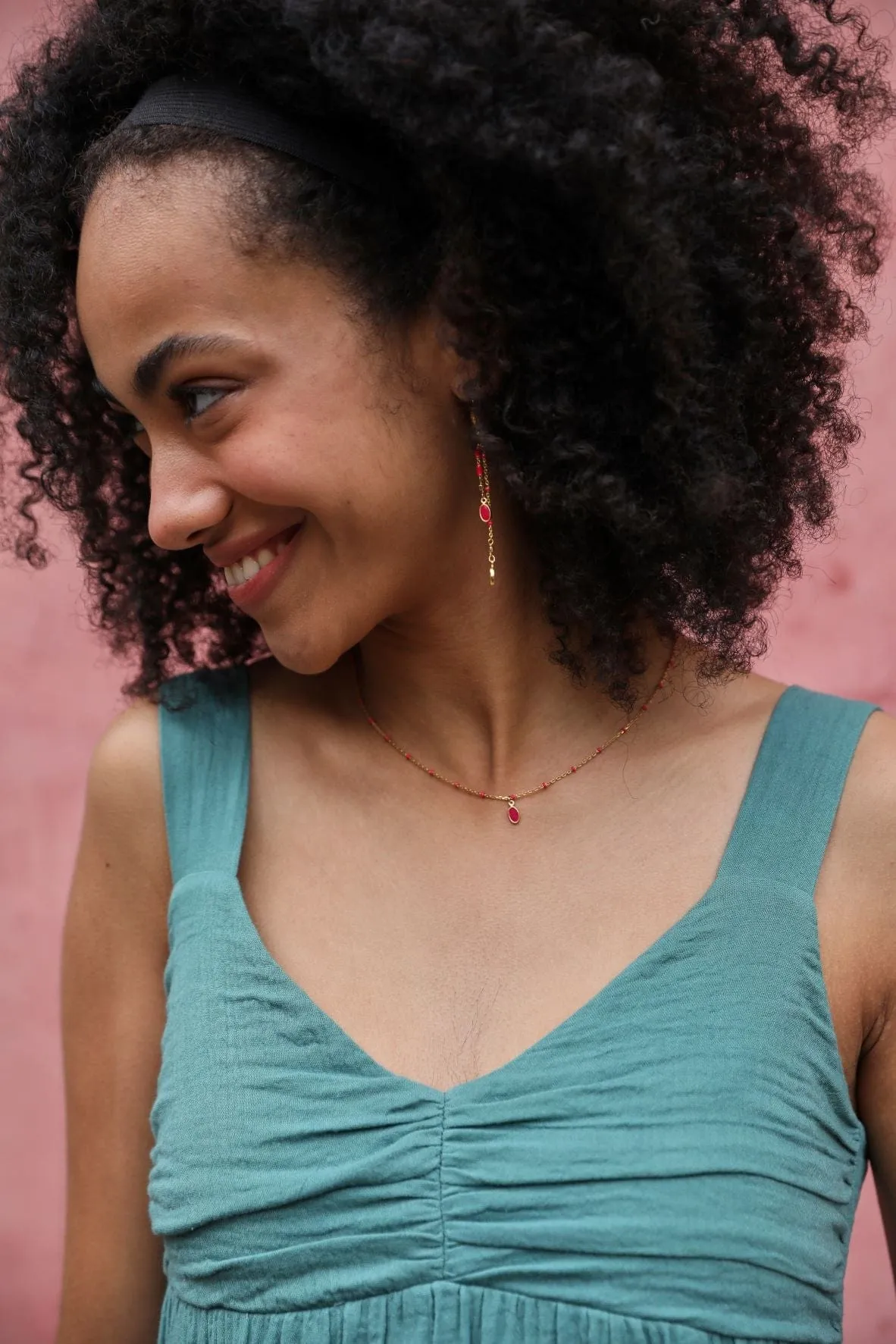 Ivy Green Cheesecloth Maxi Dress sold by iris product image thumbnail 3