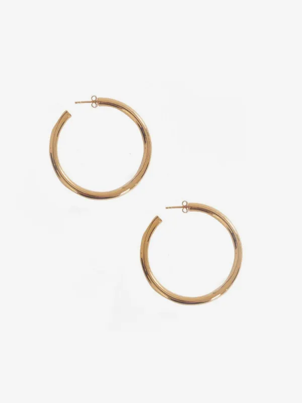 Medium Chunky Hoops made by iris