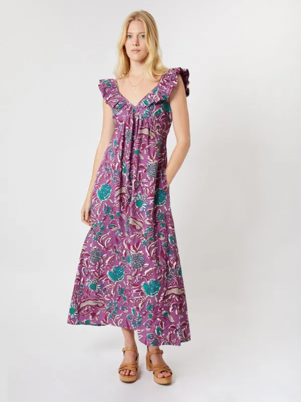 Yara Printed Linen Dress sold by iris