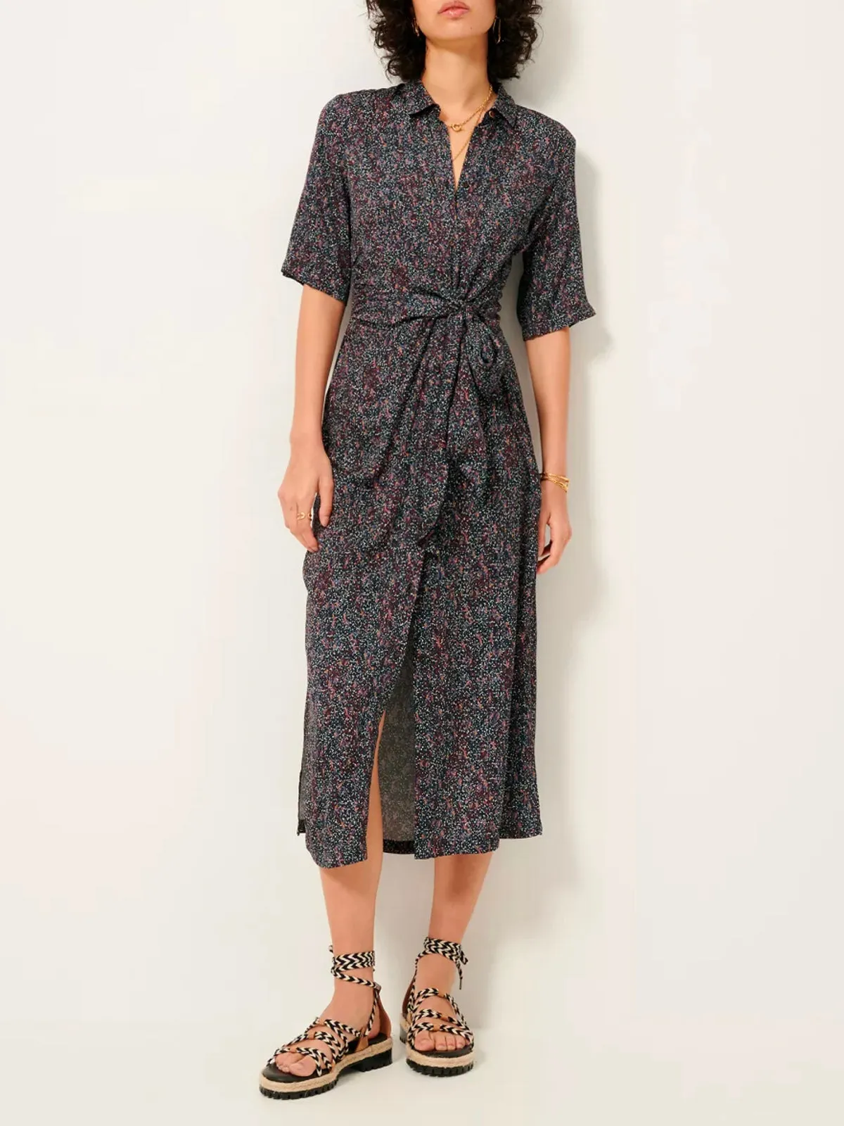 Christi Dress – Navy sold by iris product image thumbnail 2