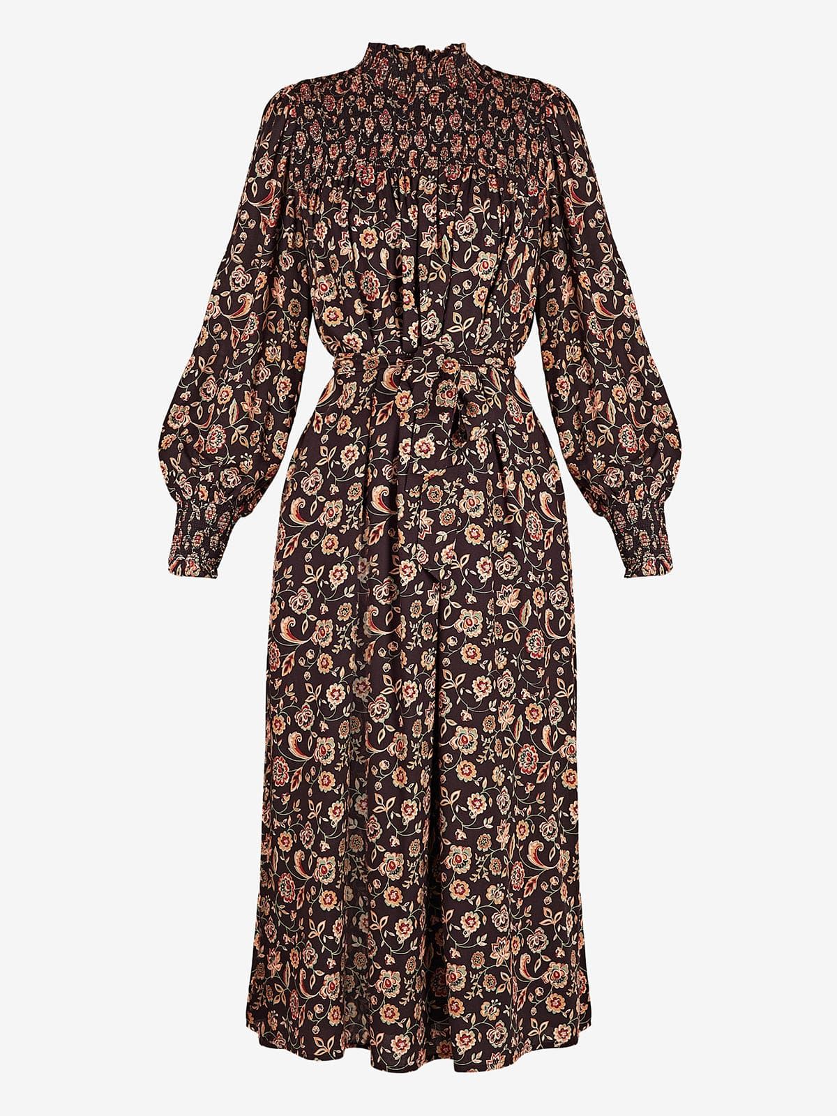 Louisa Floral Midi Dress sold by iris