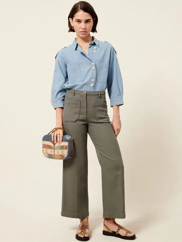 Hendrick Straight Leg Trousers sold by iris