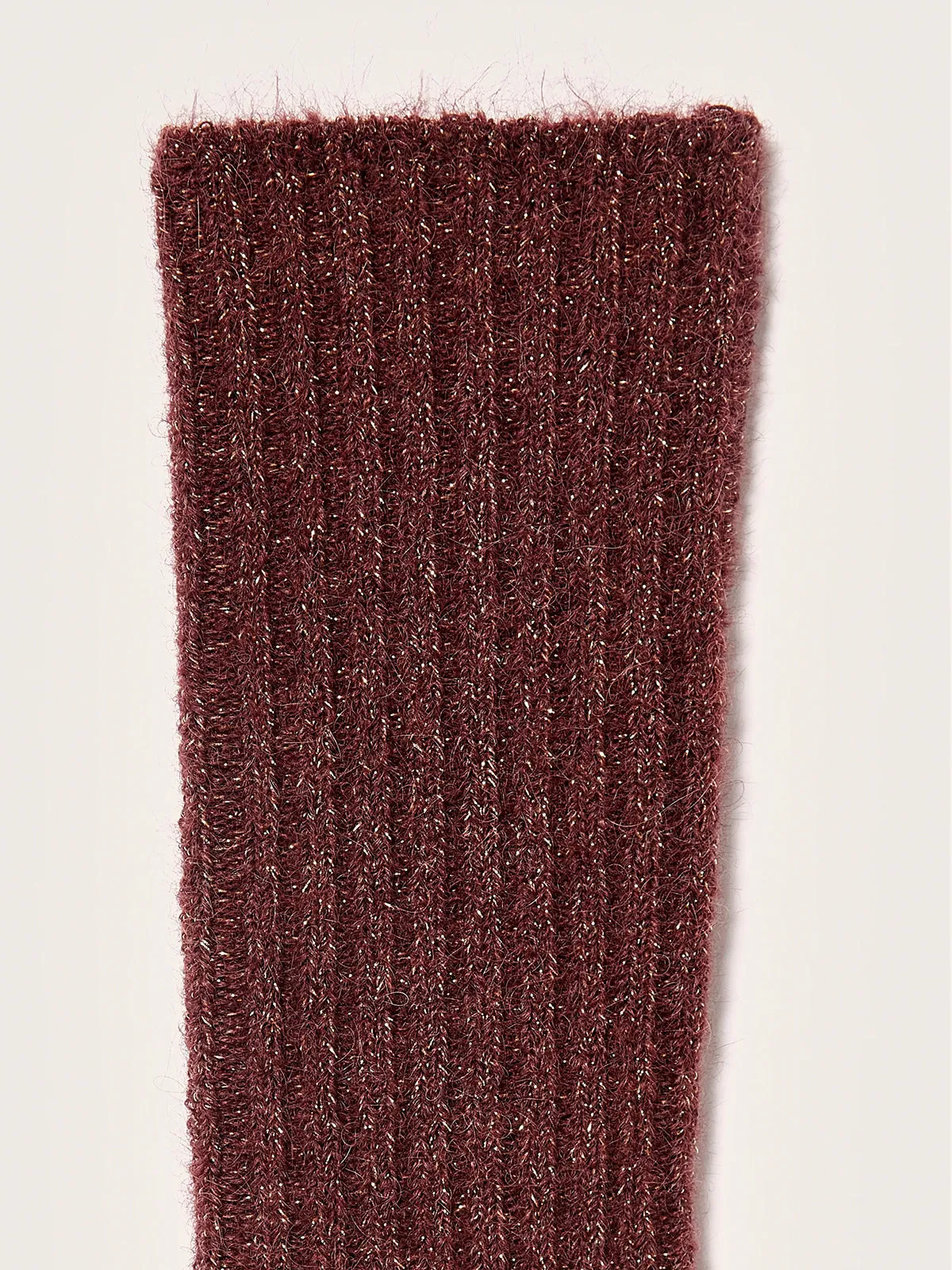 Sito Lurex Socks - Burgundy sold by iris product image thumbnail 2