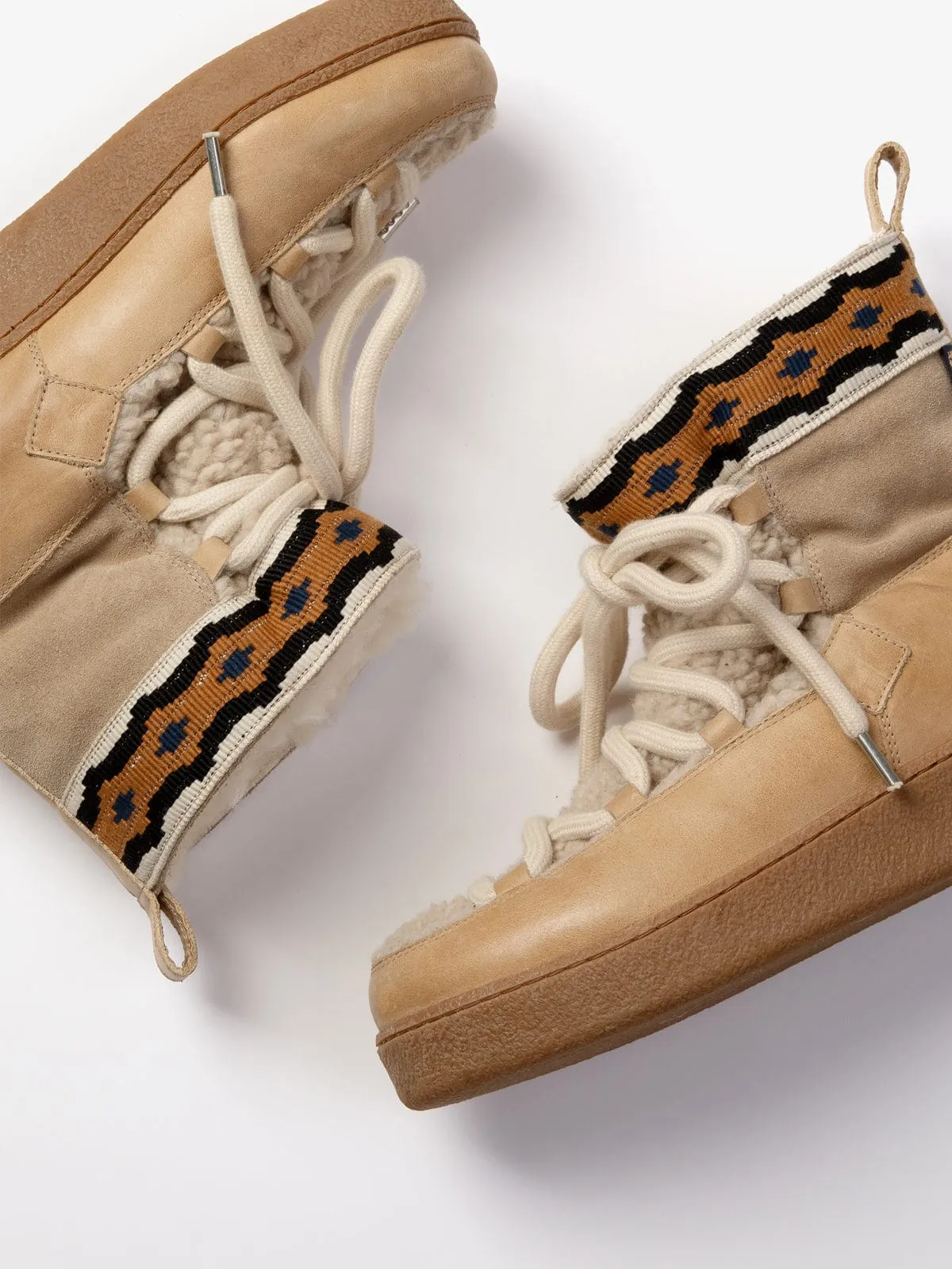 Cosmos Suede Boots- Beige sold by iris product image thumbnail 3