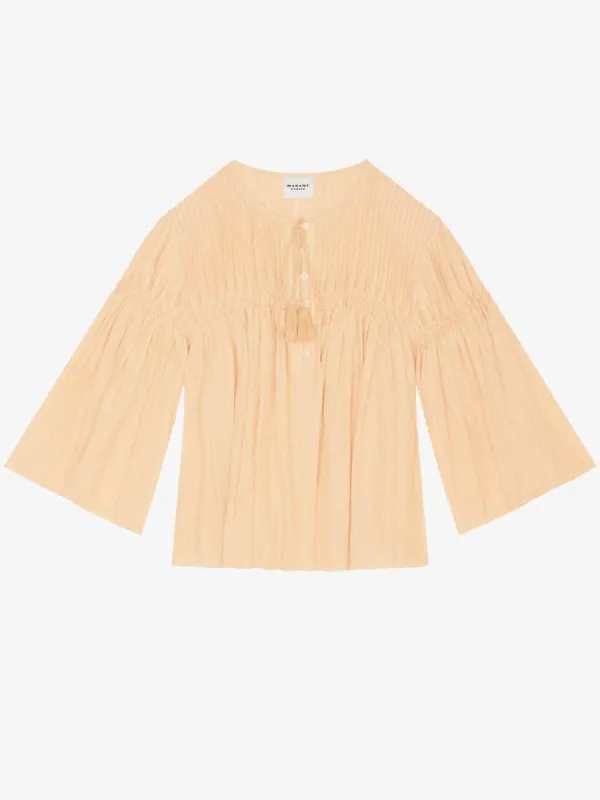 Axeliana Top- Sand sold by iris