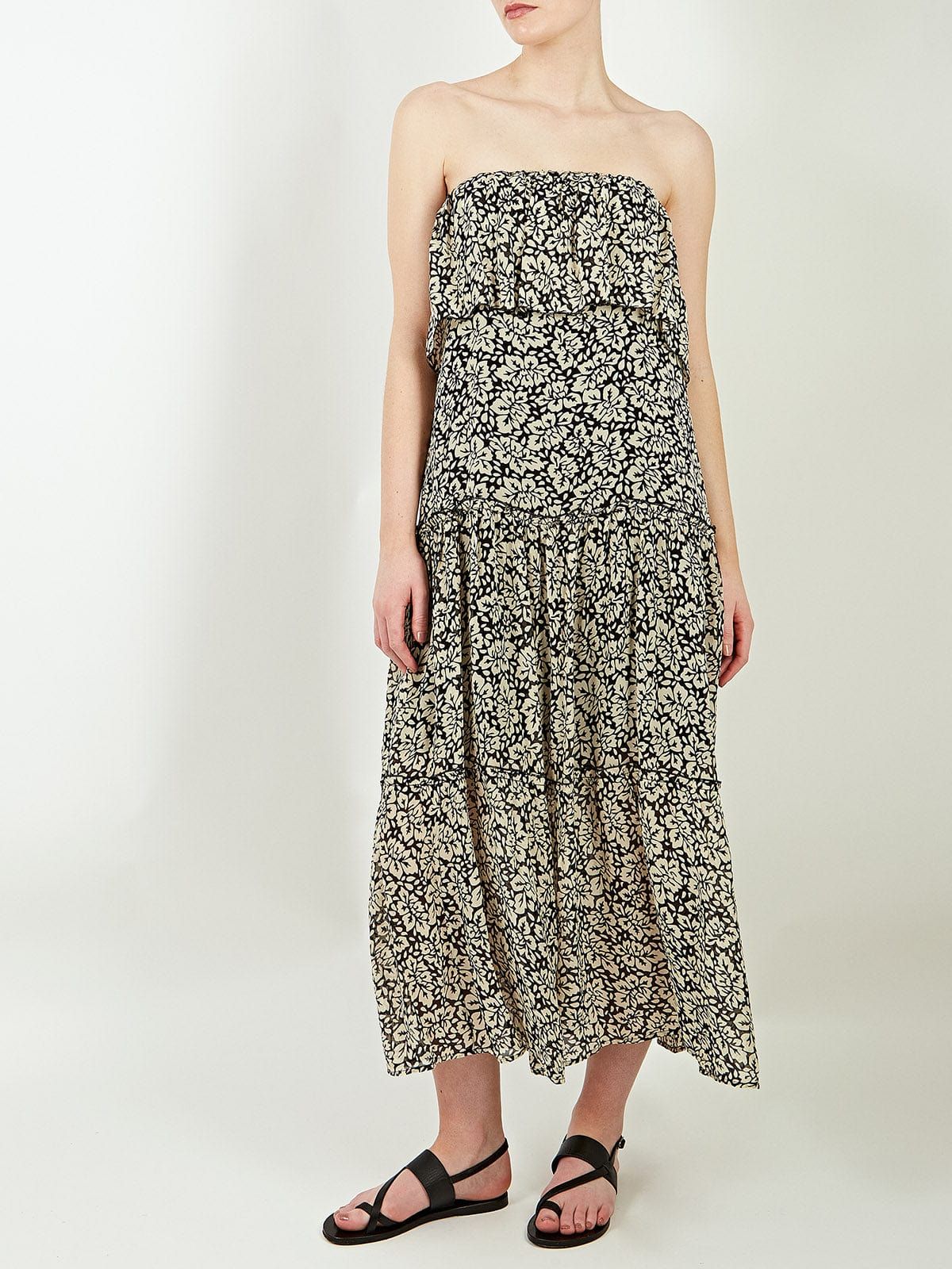 Assimina Ruffle Strapless Midi Dress sold by iris product image thumbnail 2