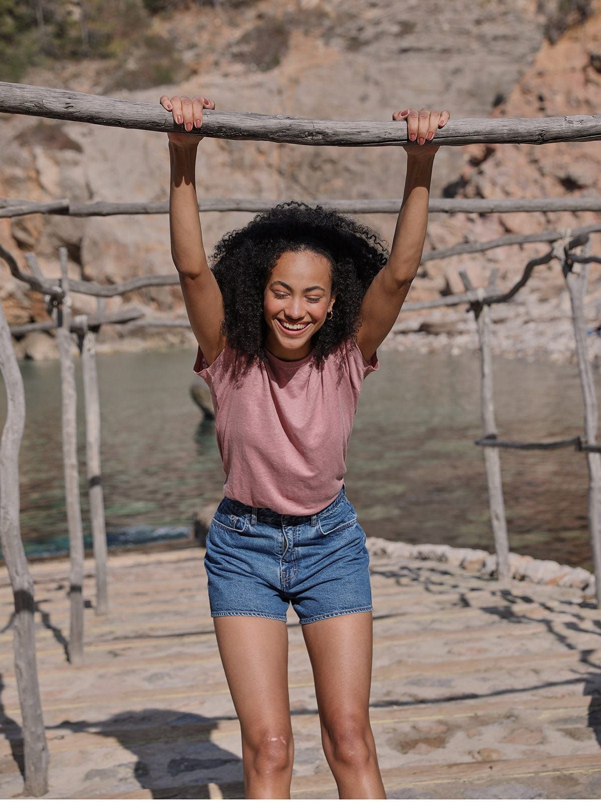 Ramla Linen T-Shirt sold by iris