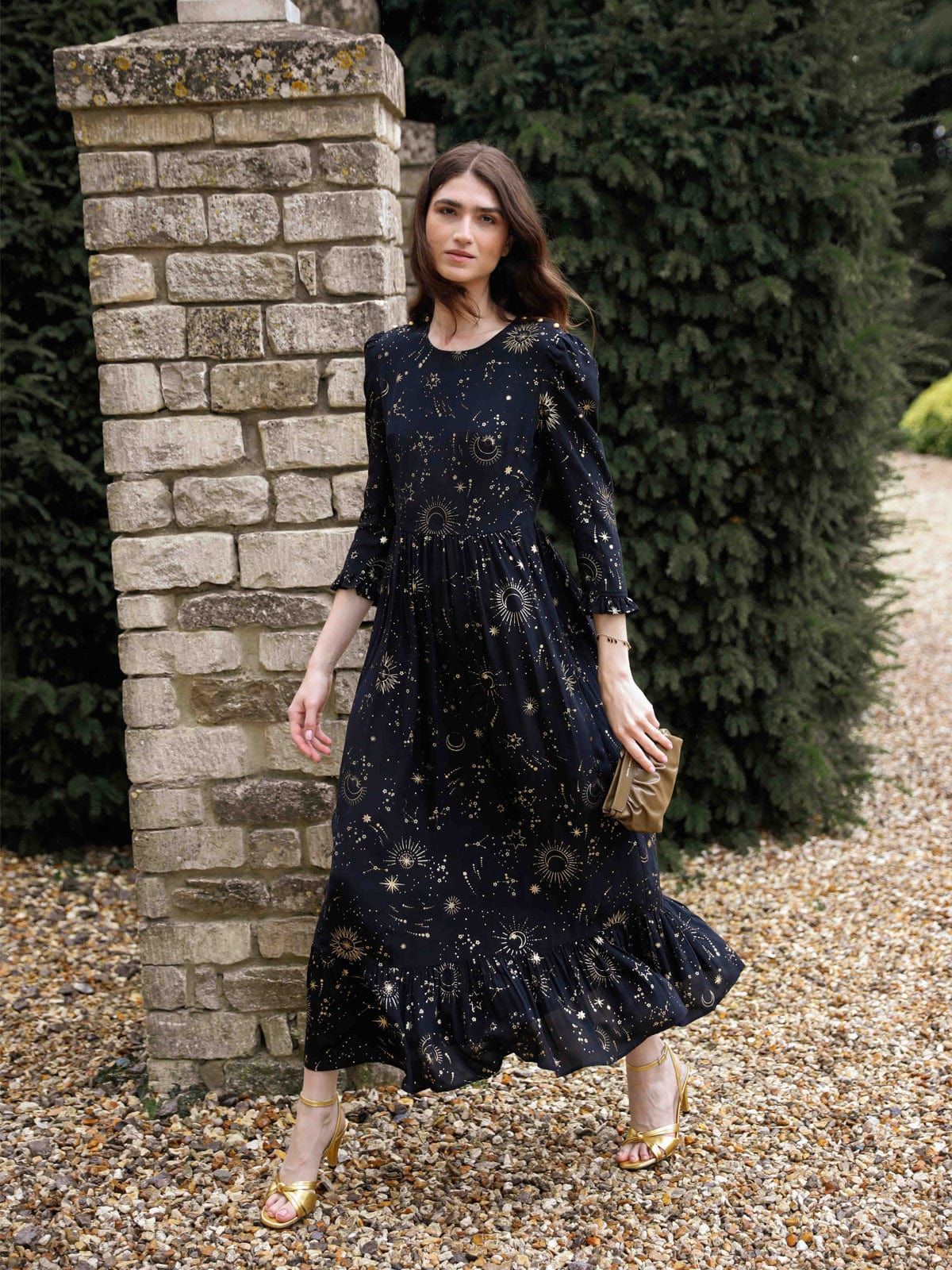 Shae Silk Astro Foil Dress sold by iris product image thumbnail 3