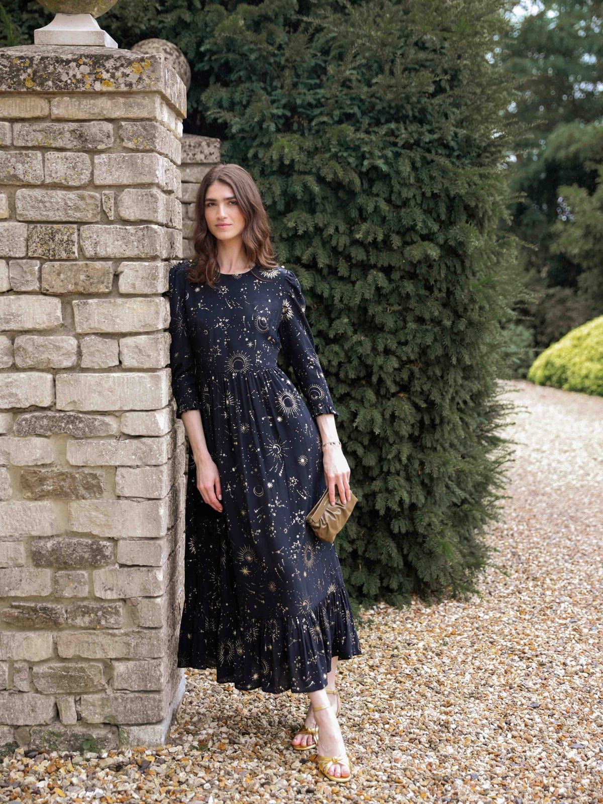 Shae Silk Astro Foil Dress sold by iris product image thumbnail 2