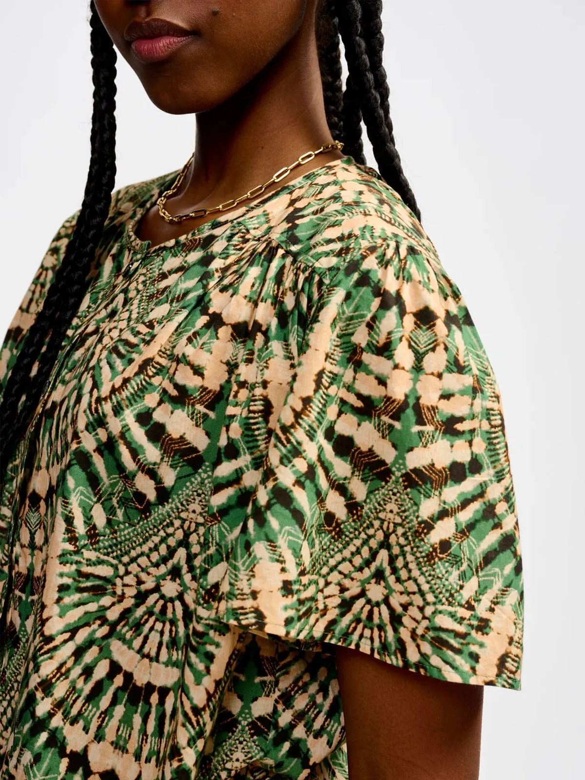 Plum Print Top sold by iris product image thumbnail 3