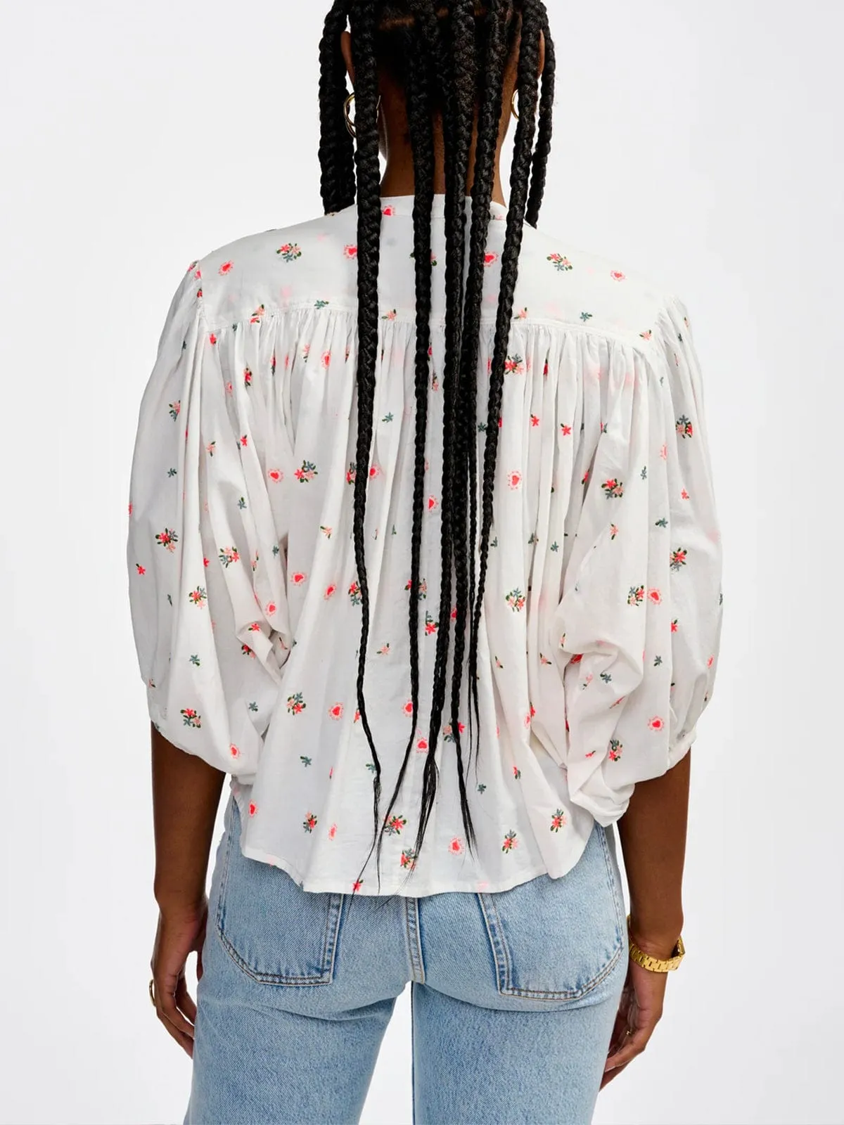 Ink Oversized Blouse- Flower sold by iris product image thumbnail 4