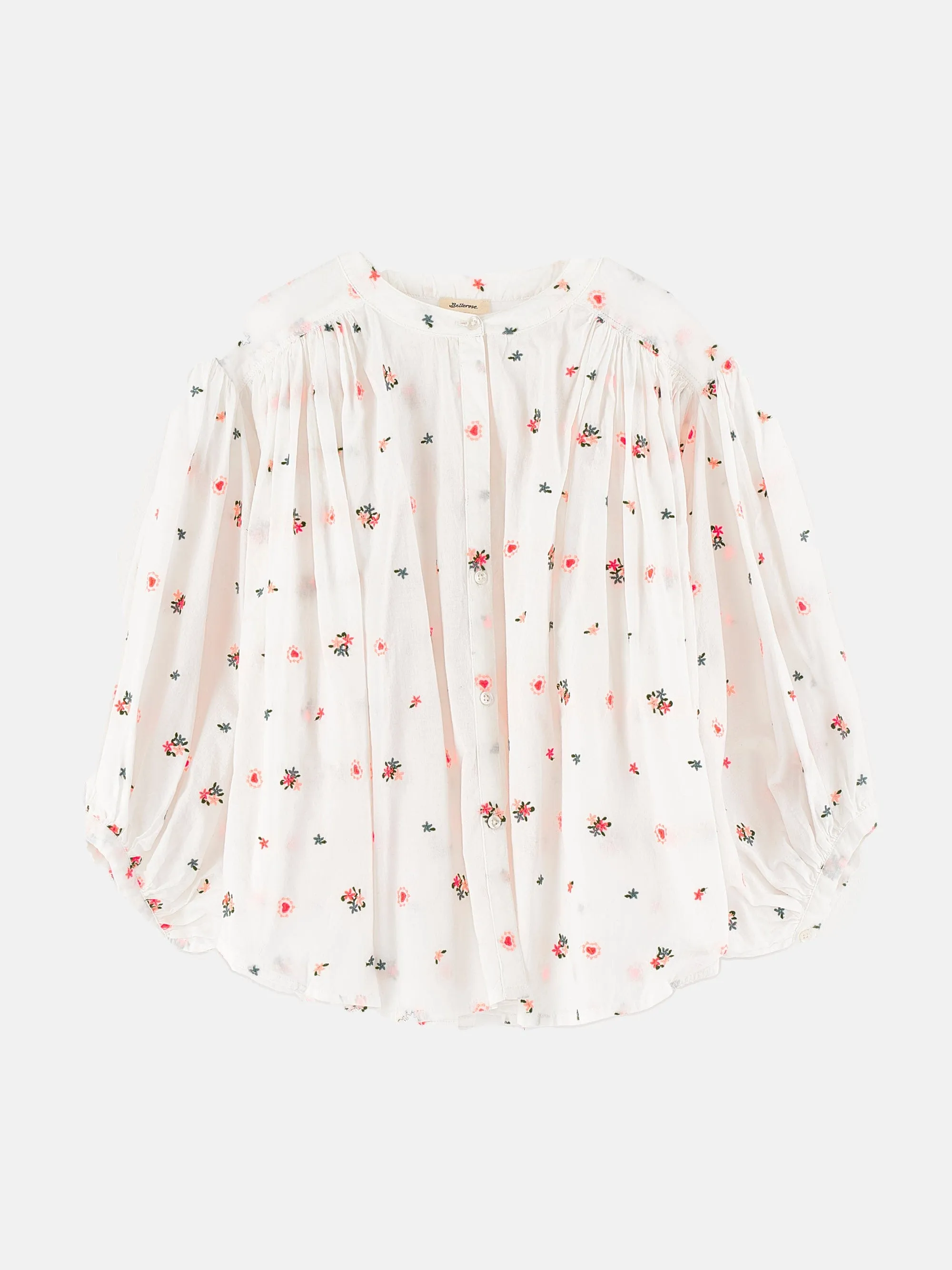 Ink Oversized Blouse- Flower sold by iris