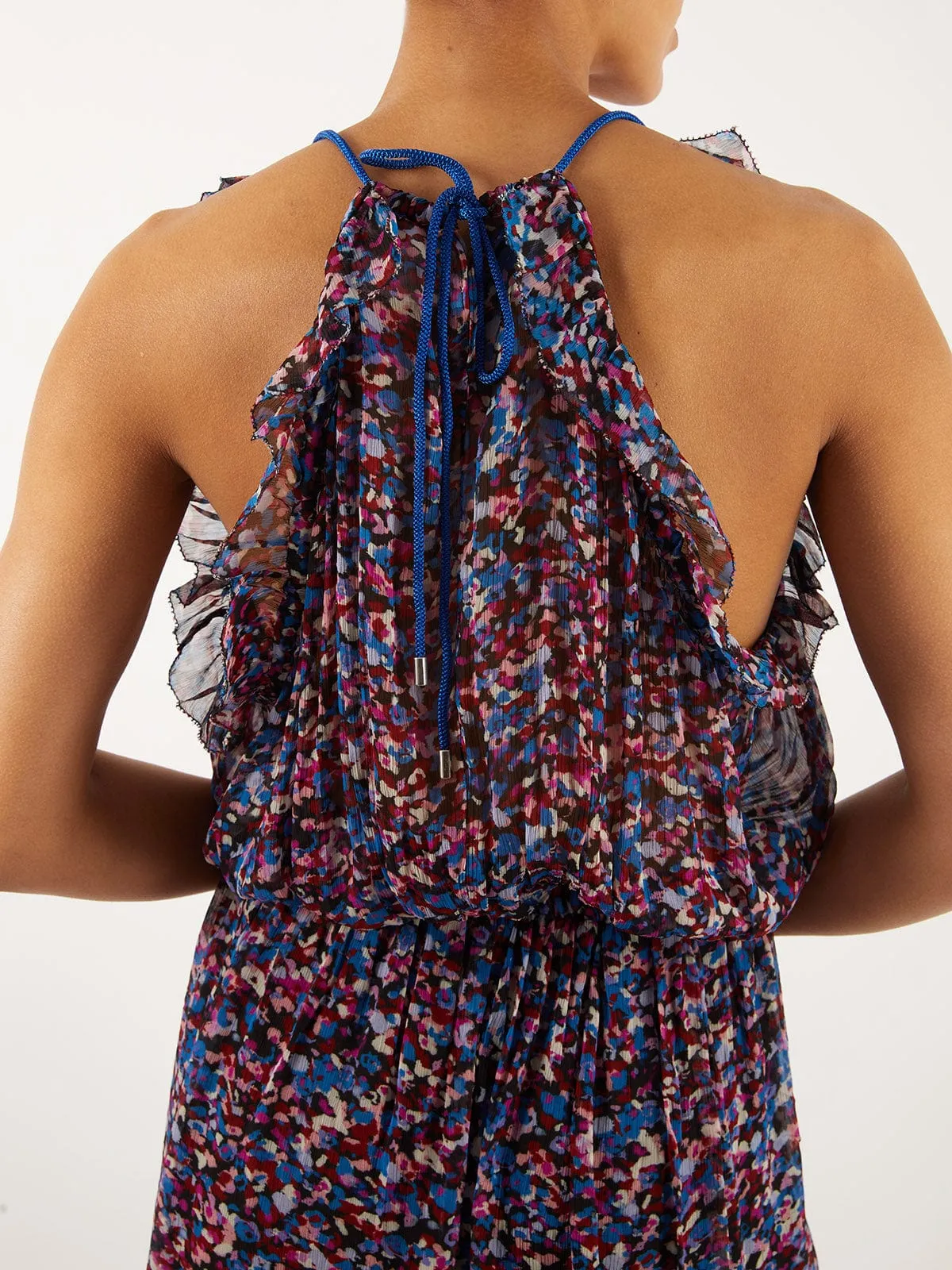 Fadalo Printed Crepe Midi Dress sold by iris product image thumbnail 4