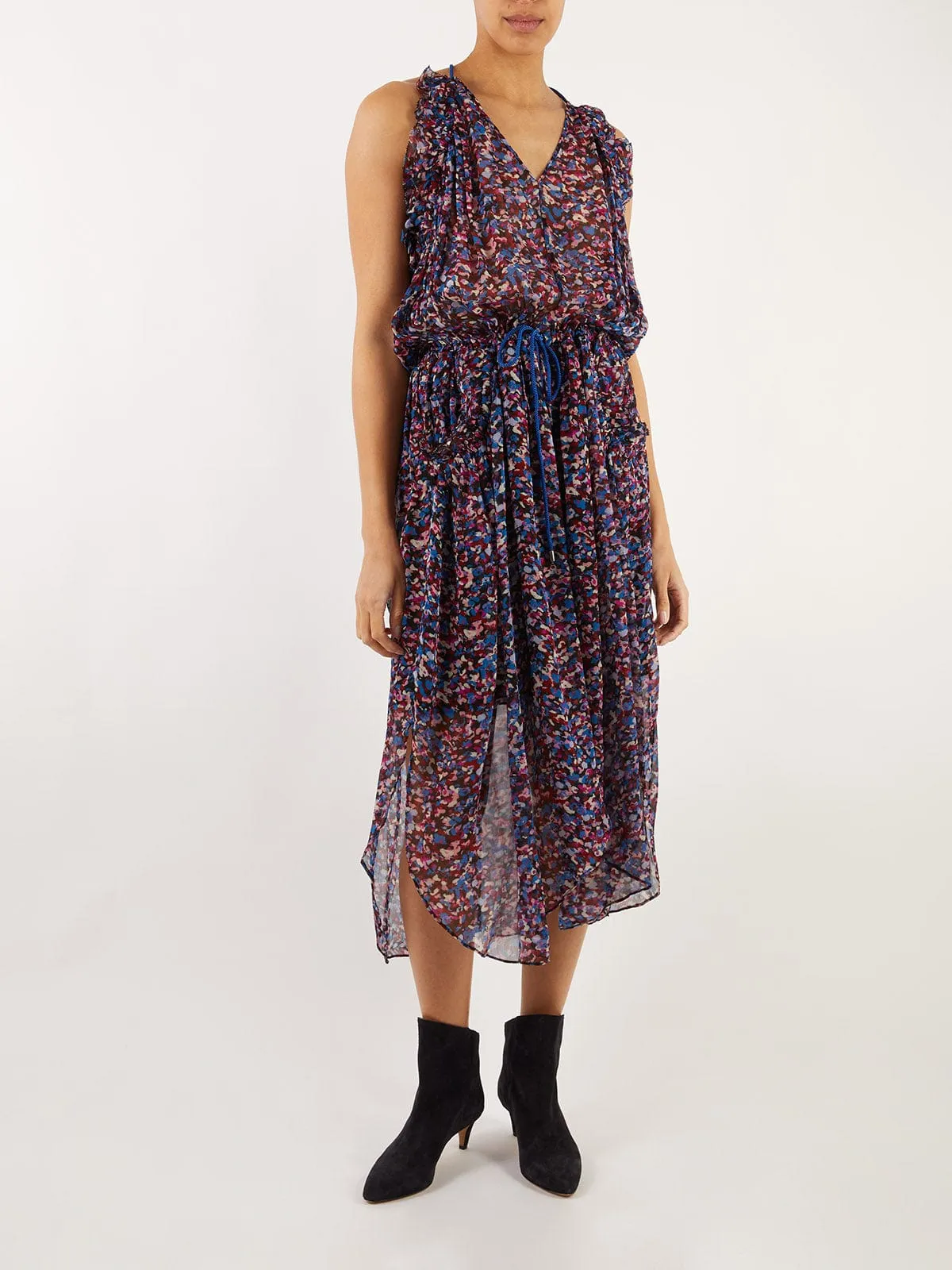 Fadalo Printed Crepe Midi Dress sold by iris product image thumbnail 2