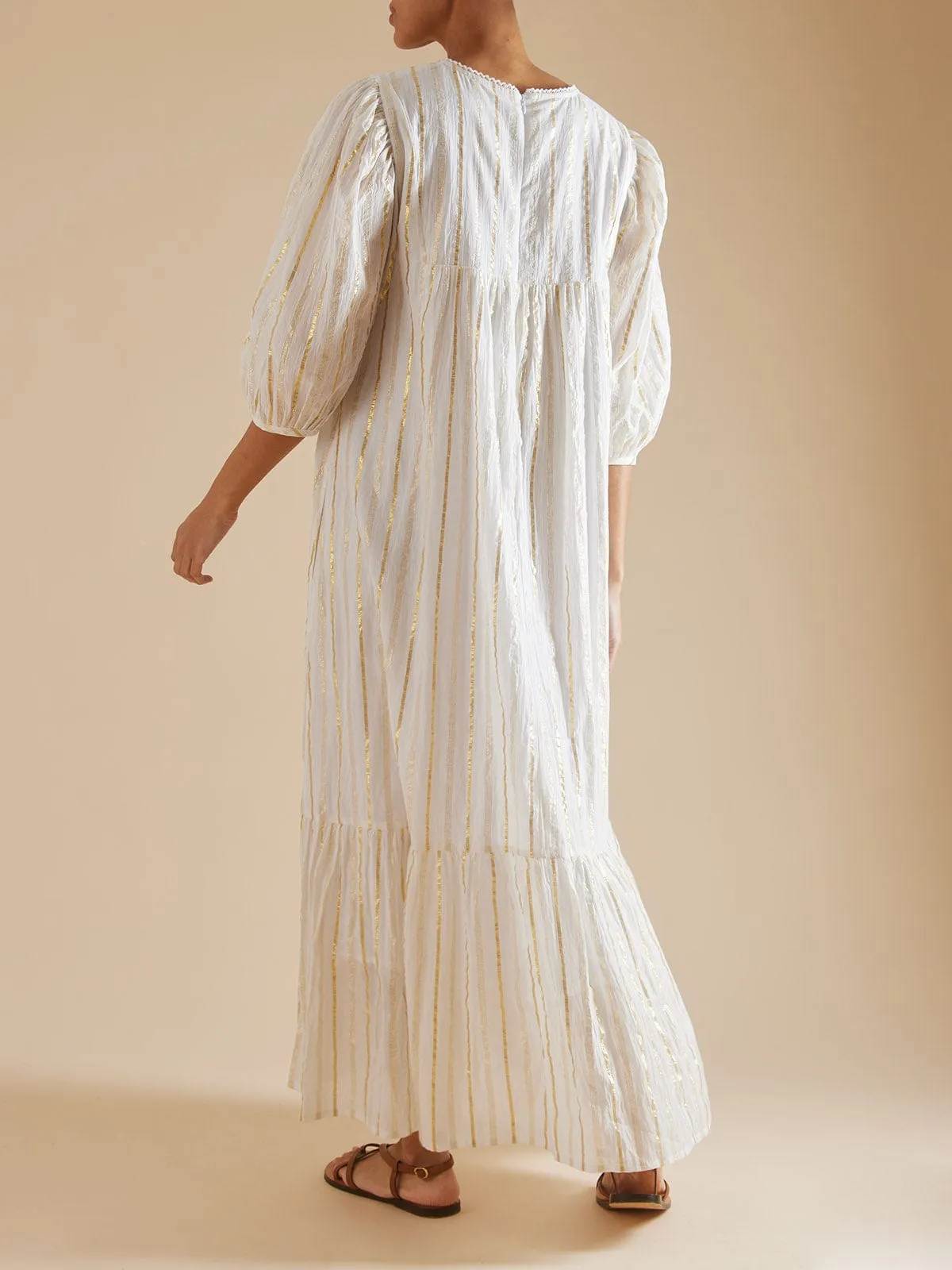 Douceur Rowan Dress - Cream sold by iris product image thumbnail 3