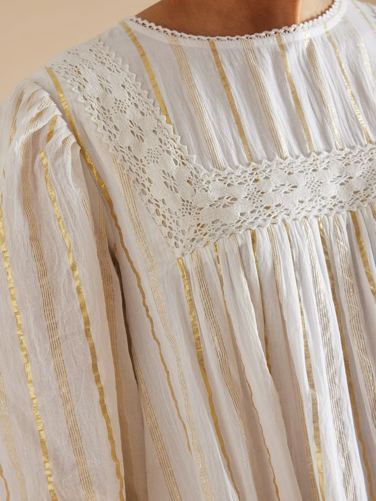 Douceur Rowan Dress - Cream sold by iris product image thumbnail 4