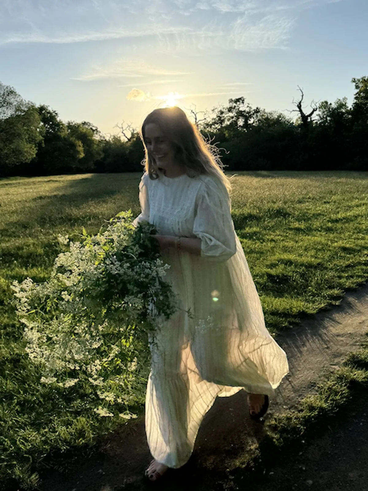 Douceur Rowan Dress - Cream sold by iris