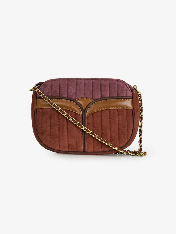 Divine Suede Bag - Tan made by Sessun