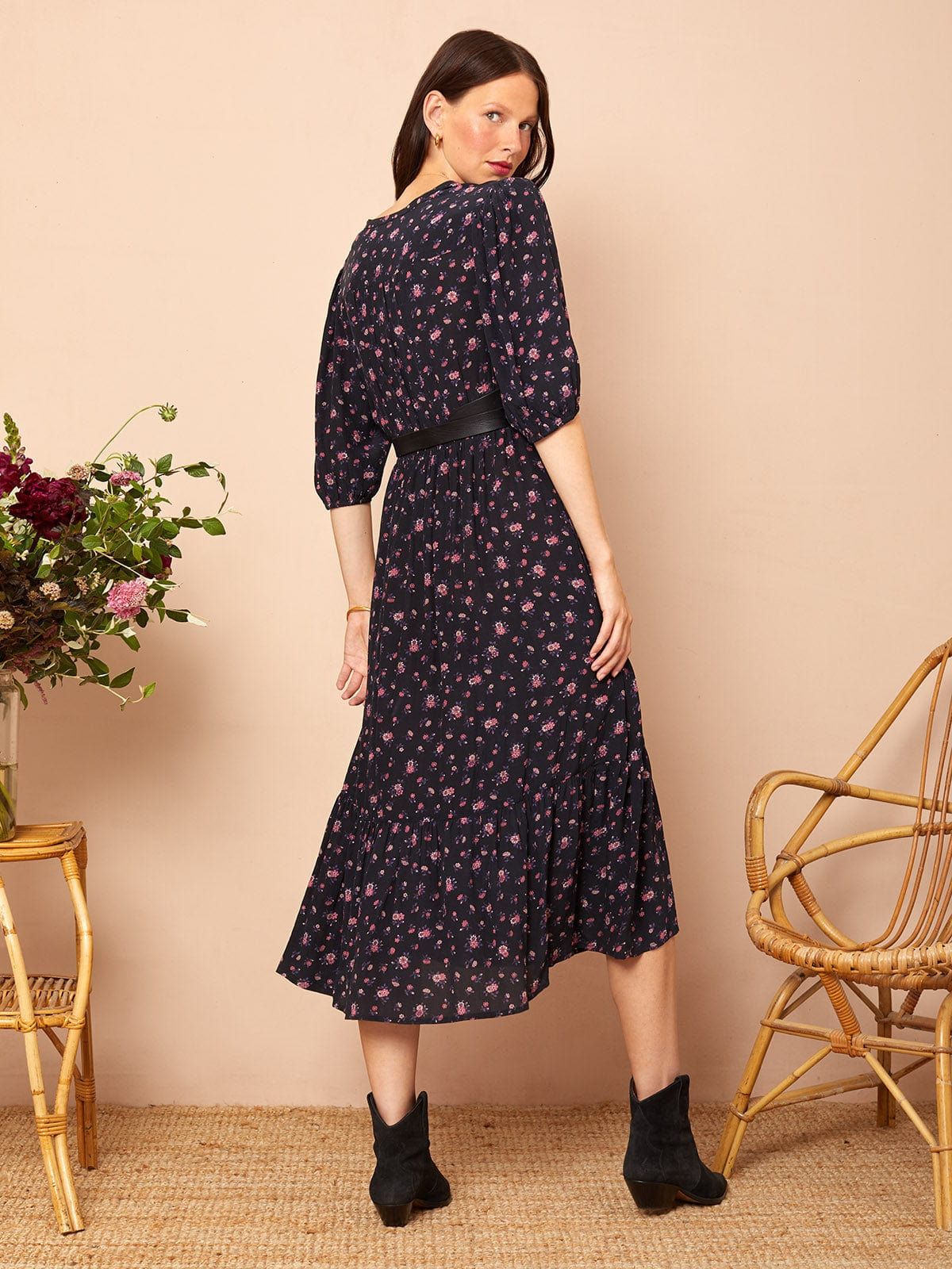 Nixi Floral-Print Midi Dress sold by iris product image thumbnail 2