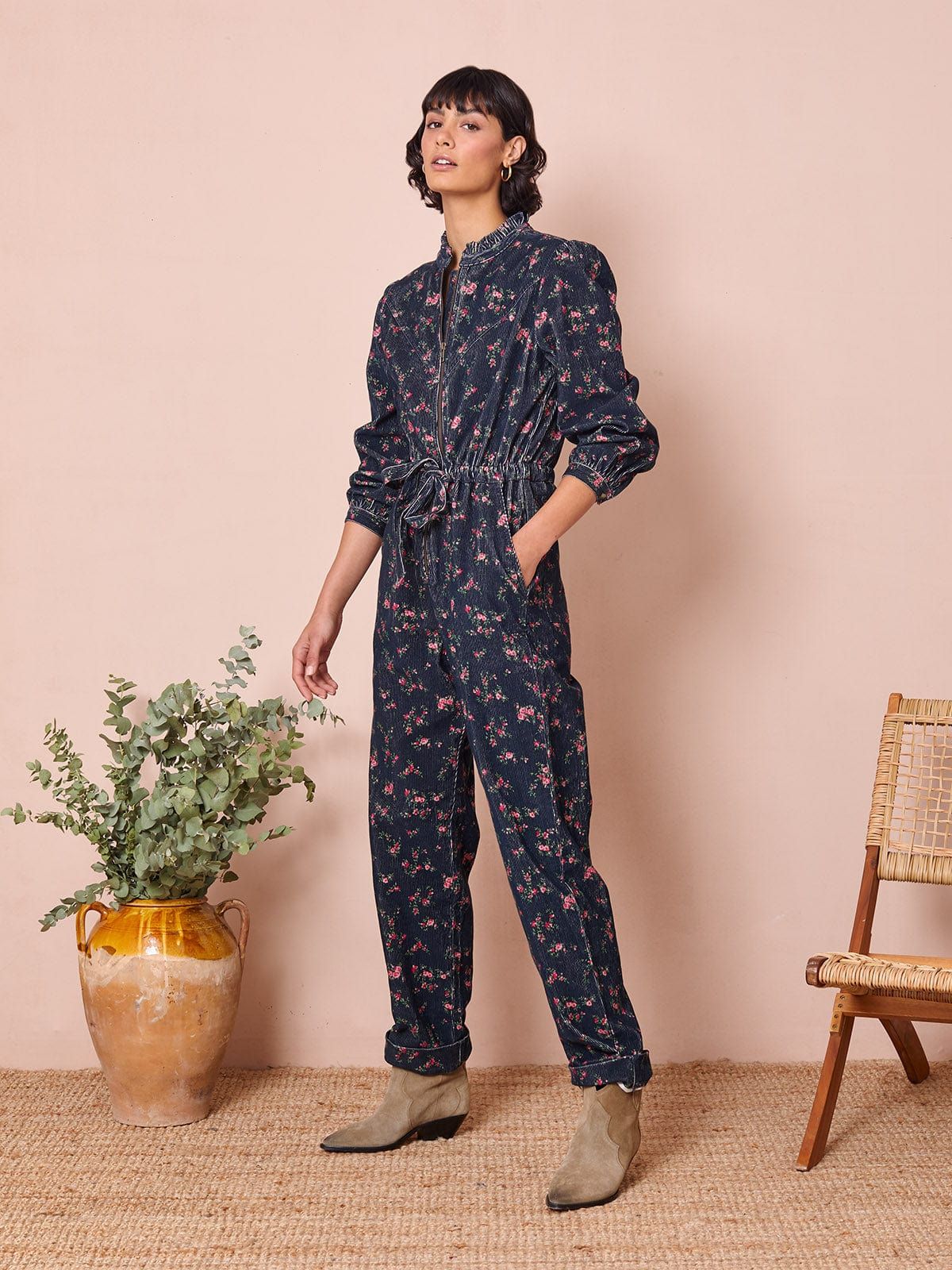 Wren Zip Cord Jumpsuit sold by iris product image thumbnail 4