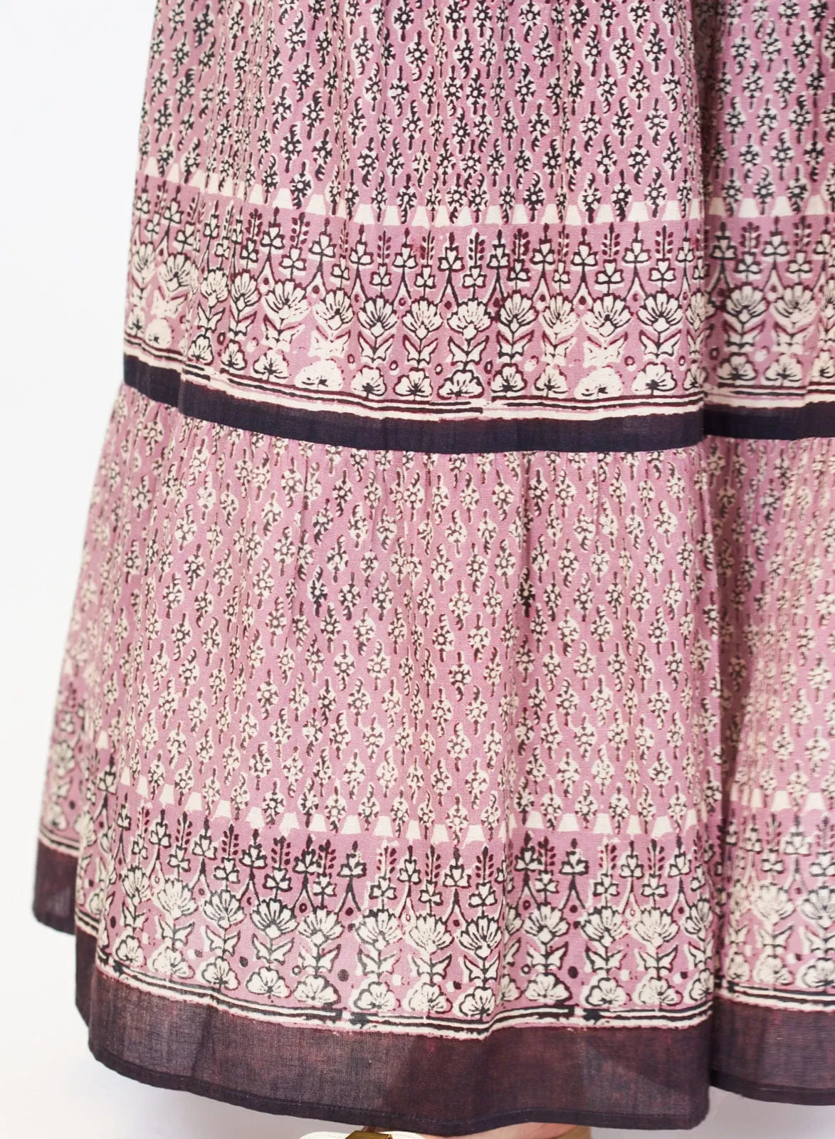 Mari Print Maxi Skirt- Lilac sold by iris product image thumbnail 5