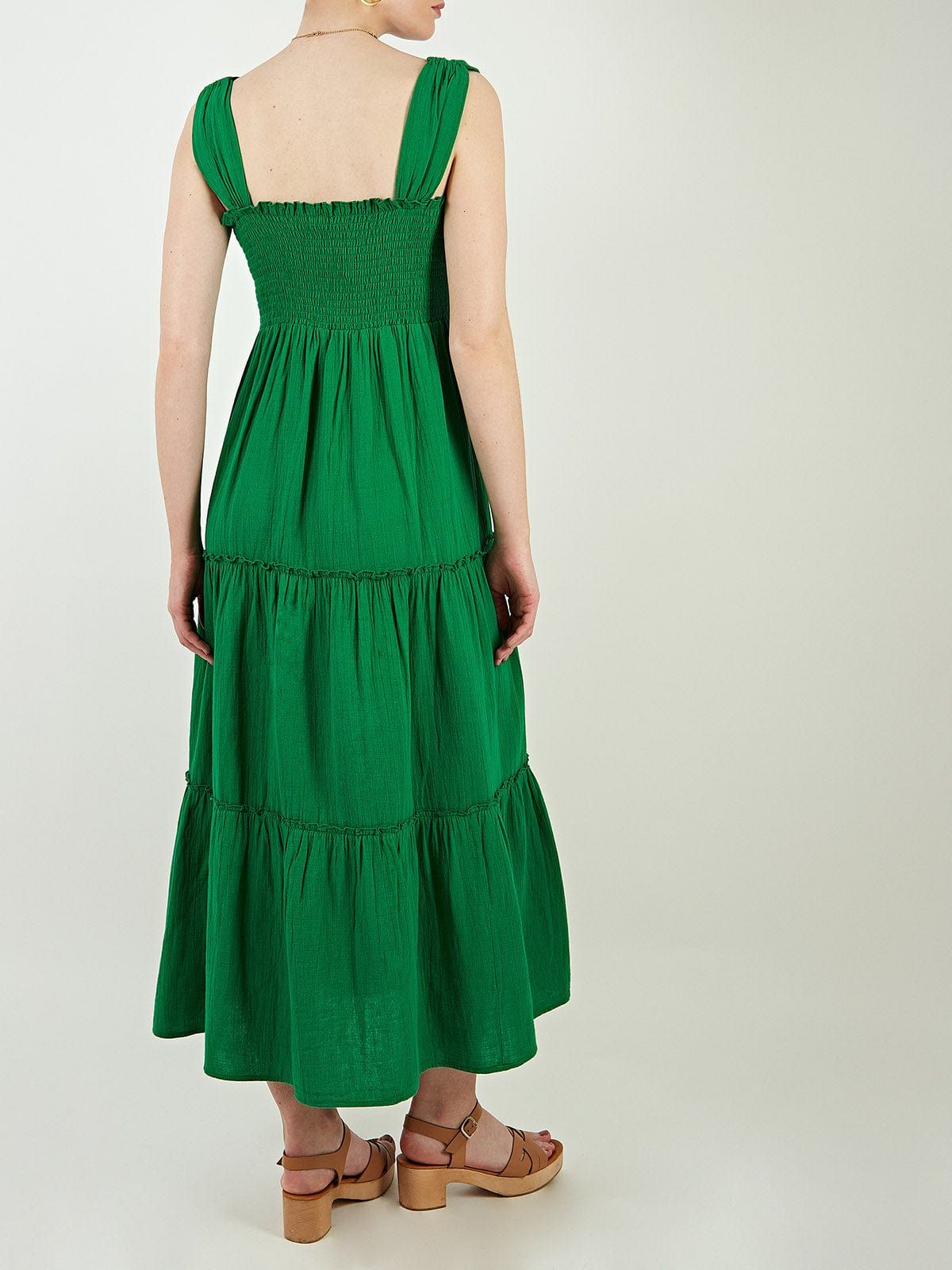 Lauryne Smocked Cotton Sundress sold by iris product image thumbnail 3