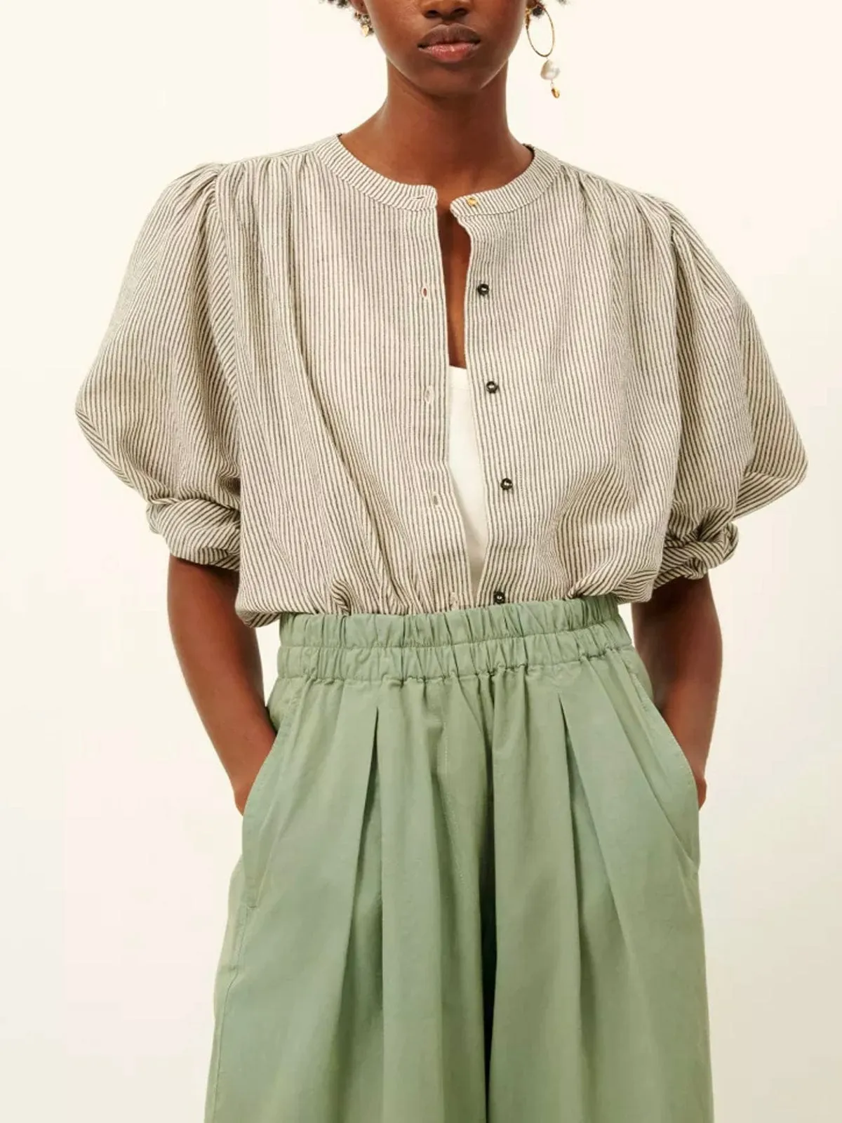 A View Blouse- Black sold by iris product image thumbnail 2