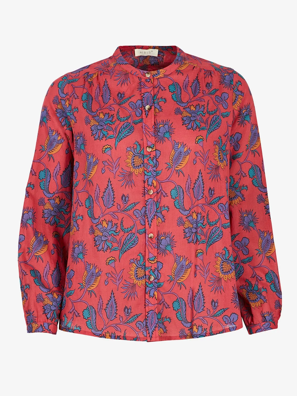 Faye Ruffle Blouse Red sold by iris product image thumbnail 4
