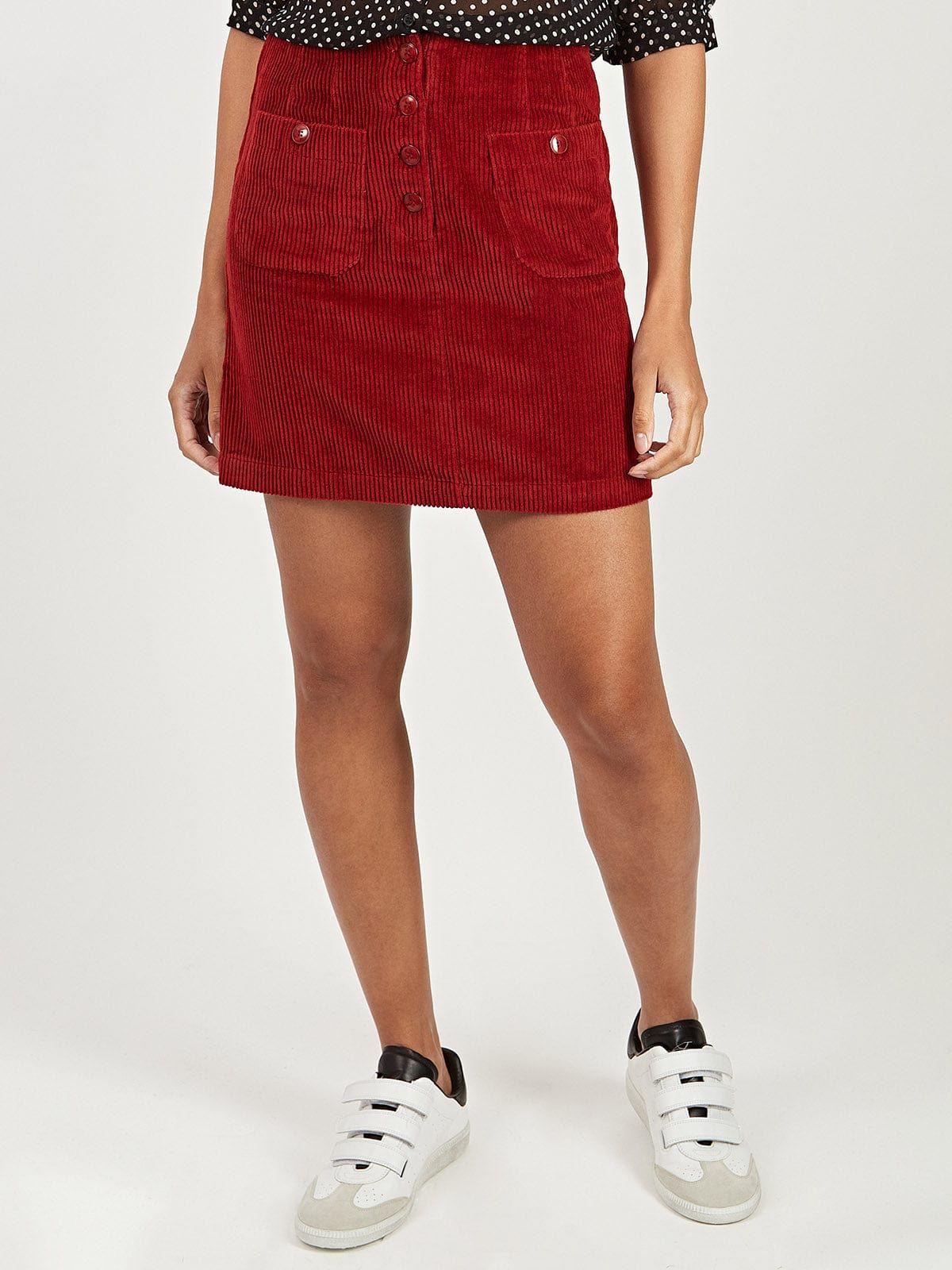 Iris Cord Mini Skirt sold by iris product image thumbnail 2