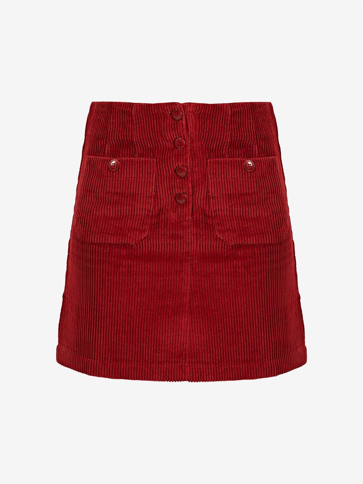 Iris Cord Mini Skirt sold by iris