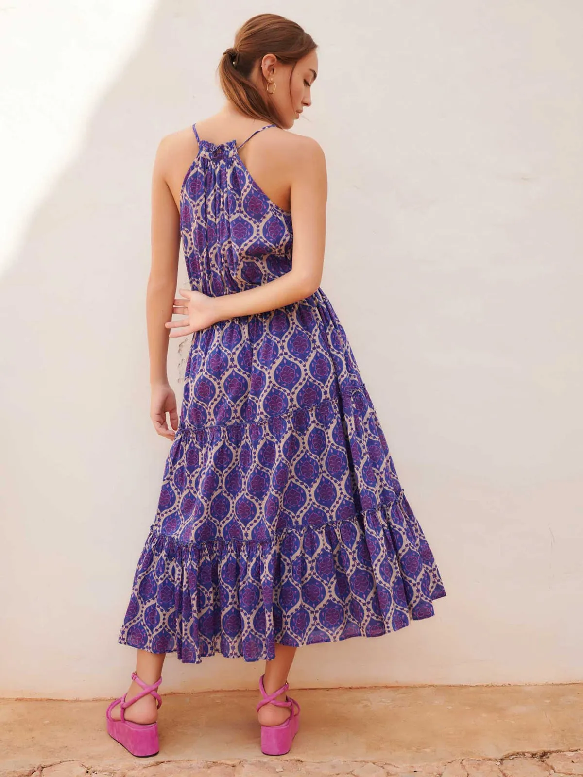 Ritu Halter Neck Dress - Purple sold by iris product image thumbnail 3