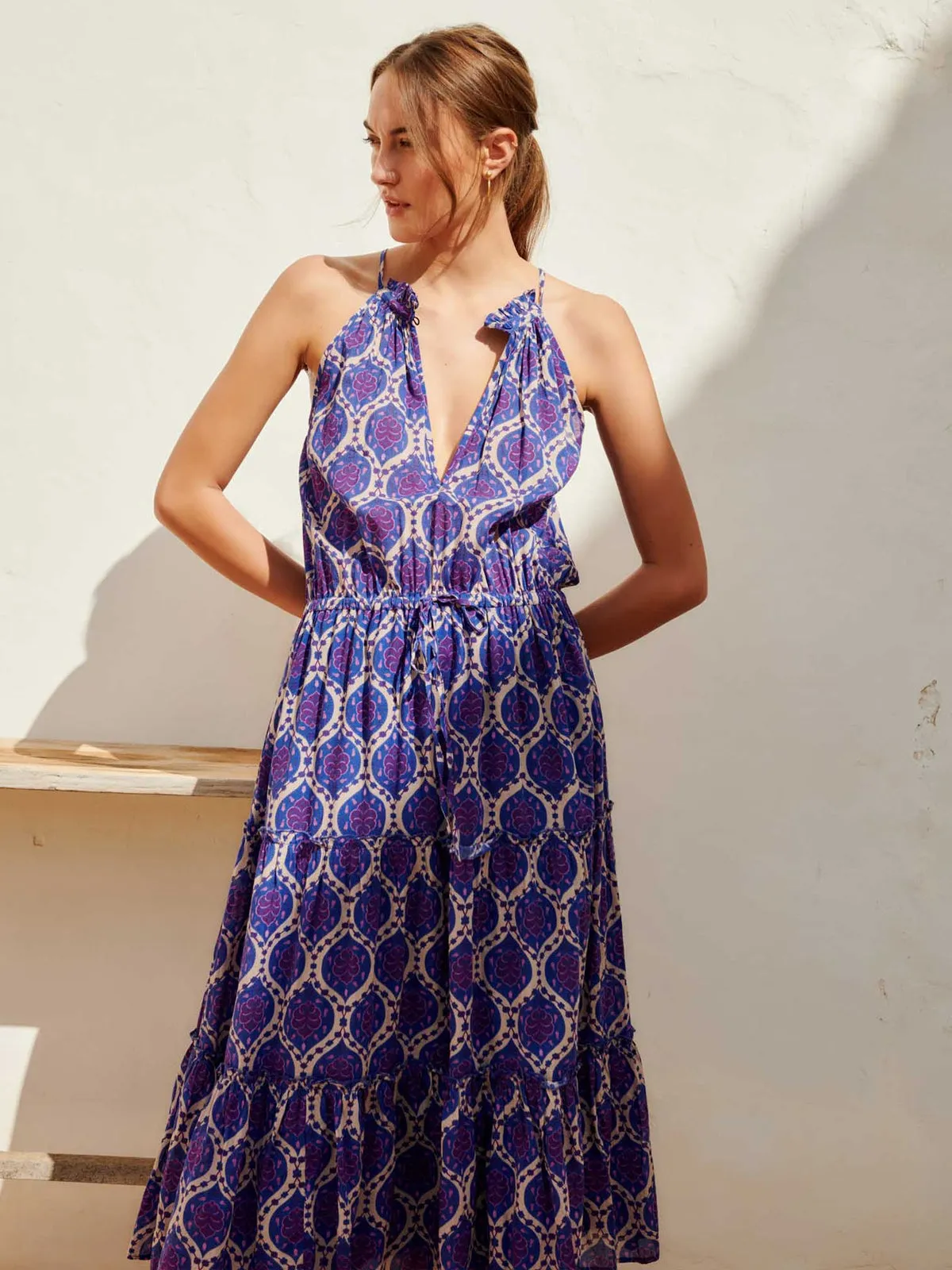 Ritu Halter Neck Dress - Purple sold by iris product image thumbnail 4