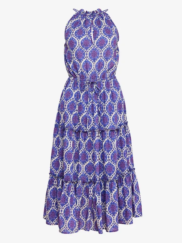 Ritu Halter Neck Dress - Purple made by iris